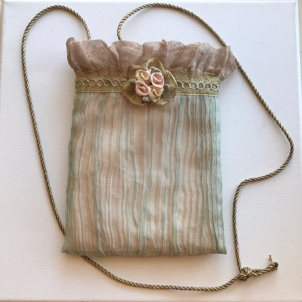 Romantic small satchel purse